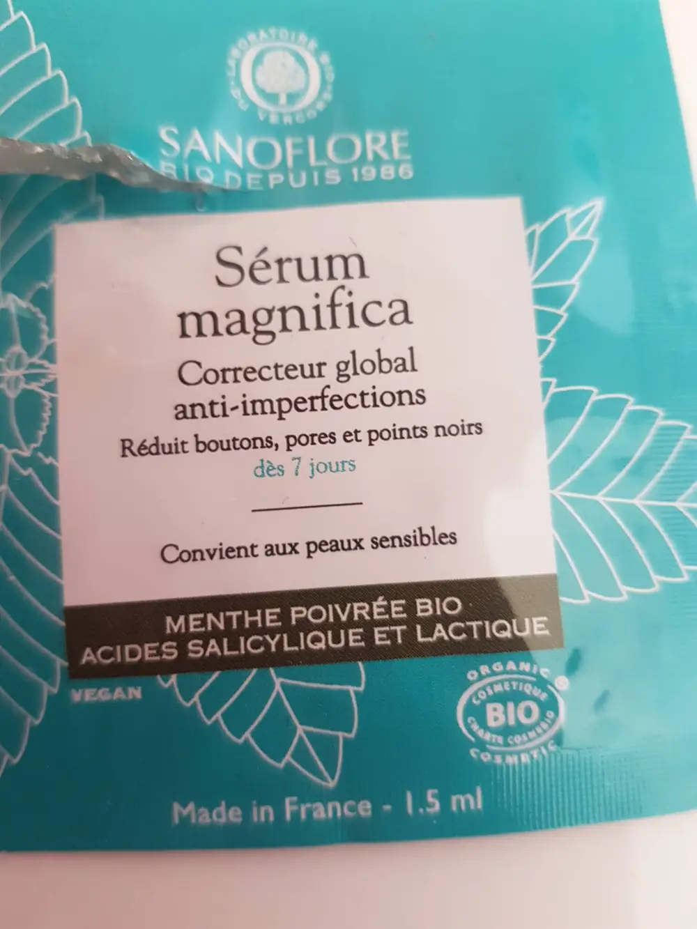 SANOFLORE - Sérum magnifica - Correcteur global anti-imperfections