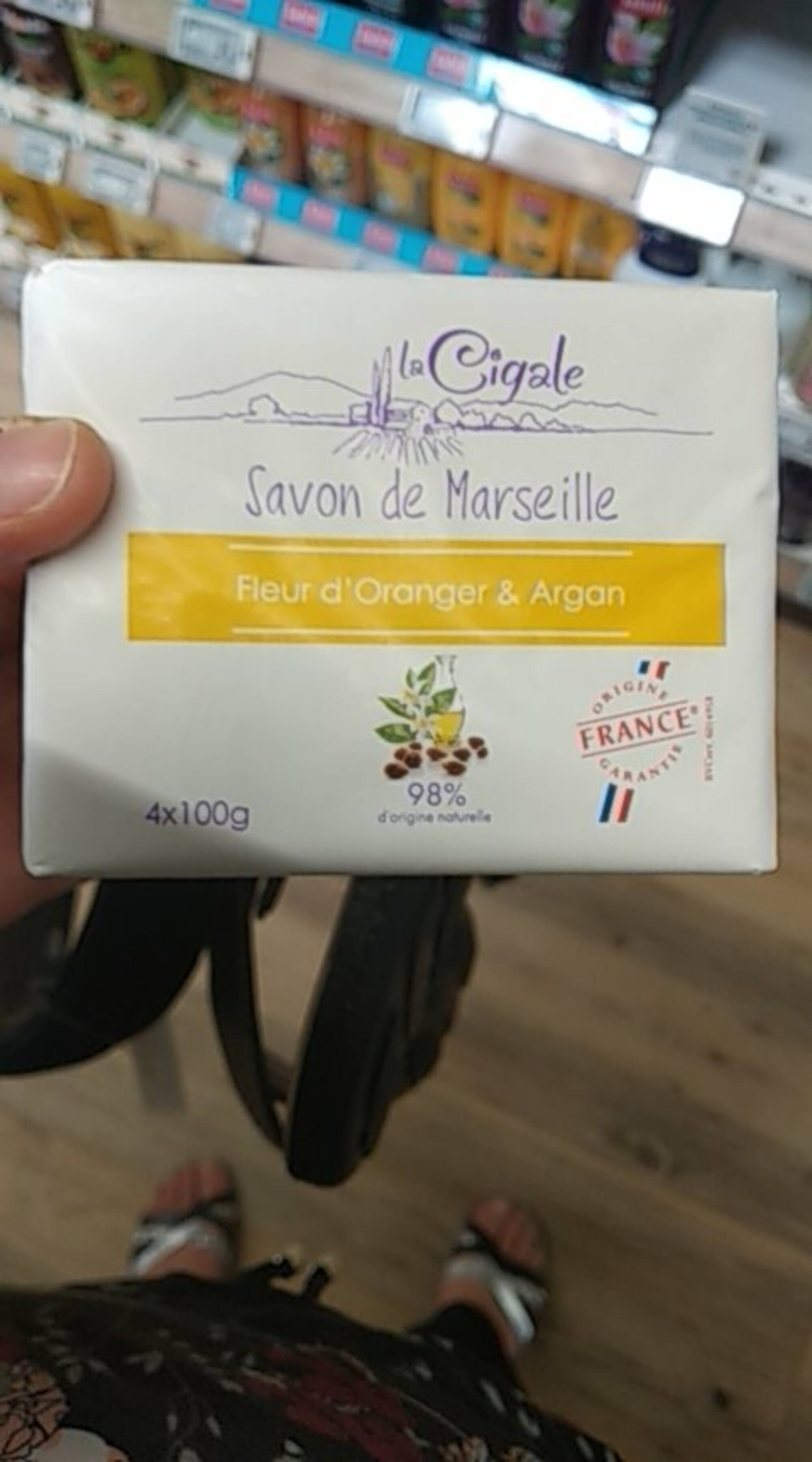 LA CIGALE - Savon de Marseille fleur d'oranger & argan