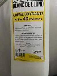 CYRA LYDO - Blanc de blond - Crème oxydante 40 volumes