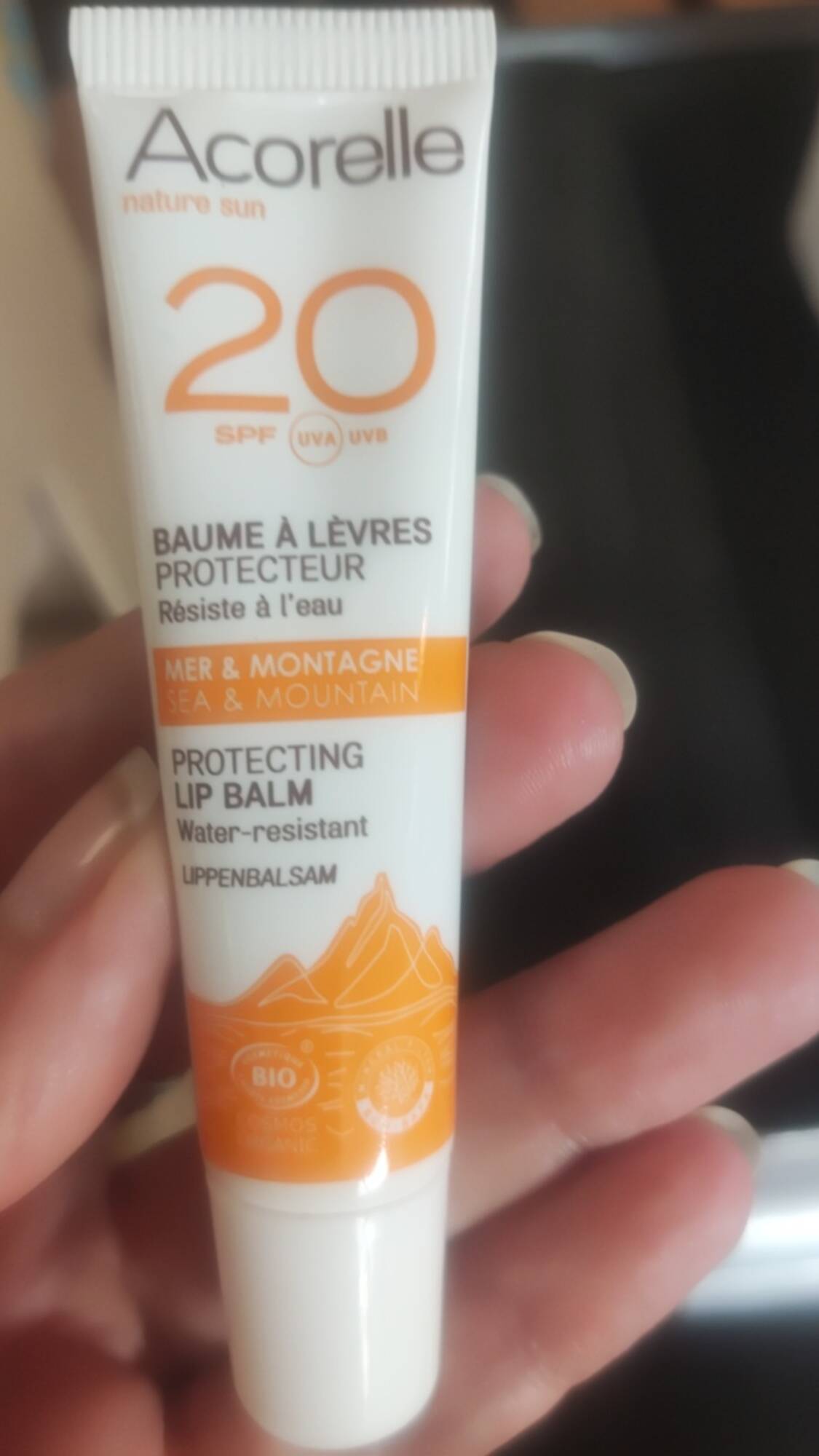 ACORELLE - Nature sun SPF 20 - Baume à lèvres protecteur