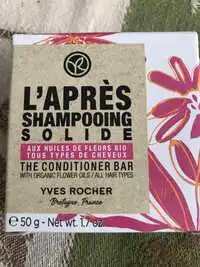 YVES ROCHER - Après shampooing solide aux huiles de fleurs bio