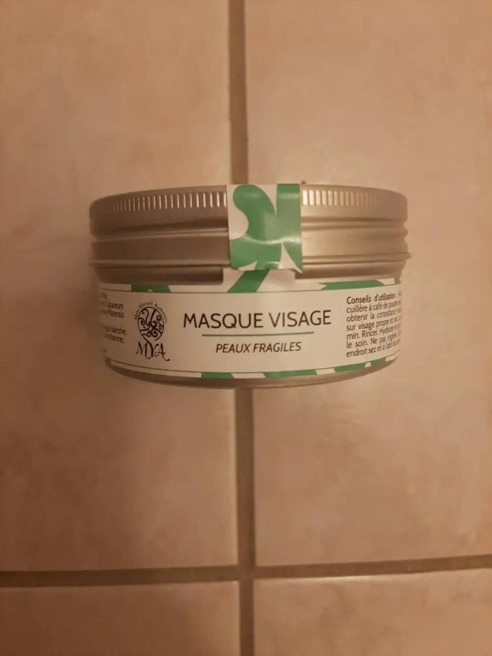 MYA - Masque visage peaux fragiles 