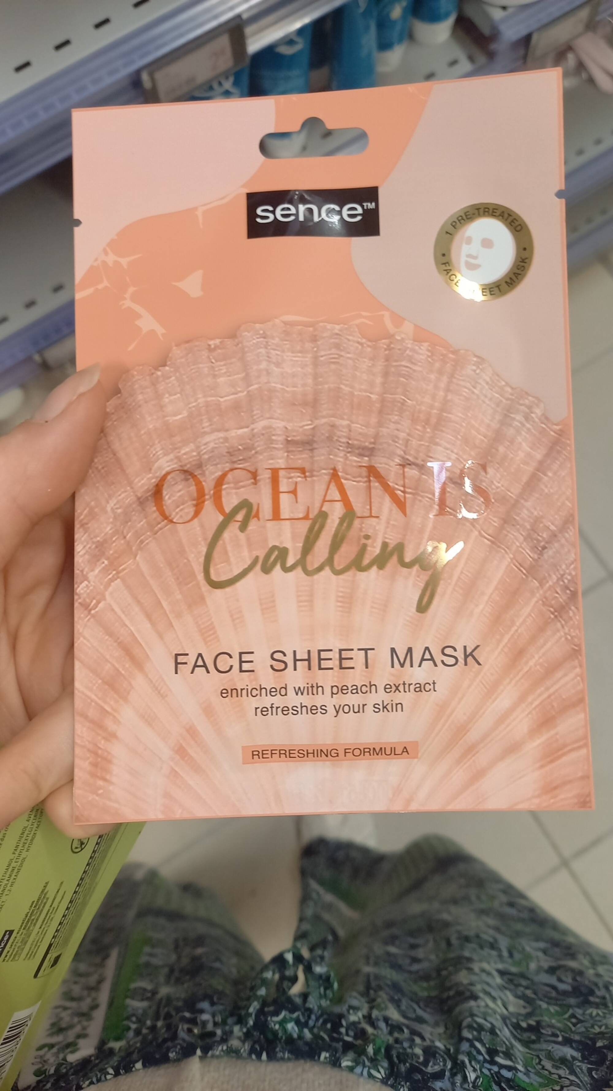 SENCE - Ocean is calling_face sheet mask
