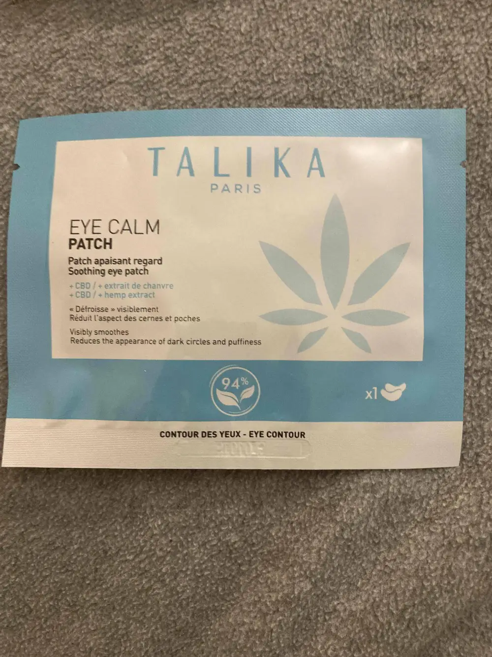 TALIKA PARIS - Eye calm - Patch apaisant regard 