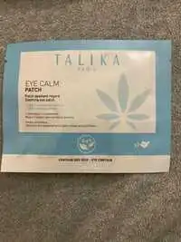 TALIKA PARIS - Eye calm - Patch apaisant regard 