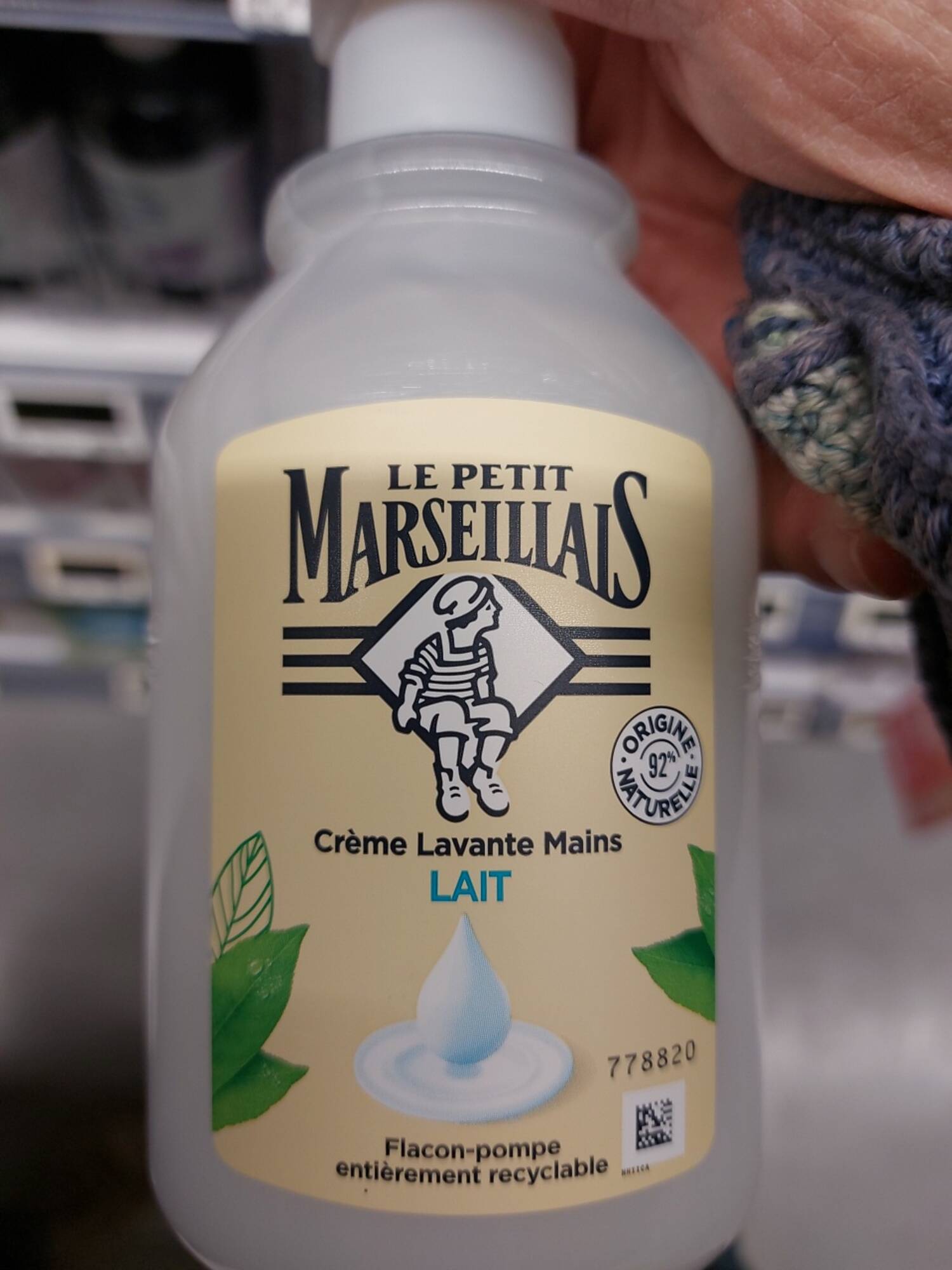 LE PETIT MARSEILLAIS - Crème lavante mains au lait