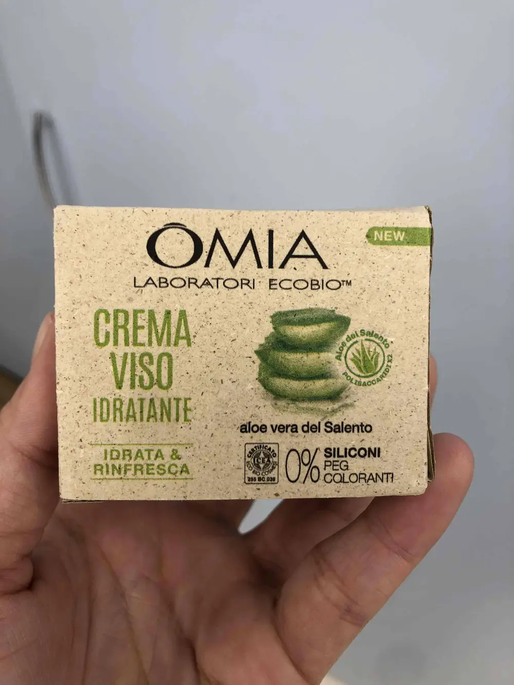 OMIA - Aloe vera del Salento - Crema viso idratante