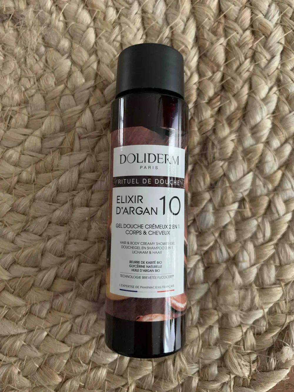 DOLIDERM - Elixir d'argan 10 - Gel douche crémeux 2 en 1