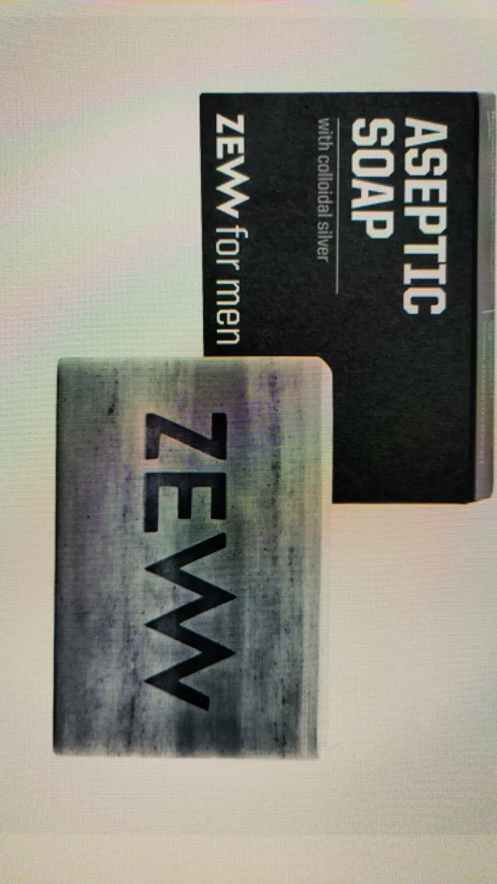 ZEW FOR MEN - Aseptic soap for men with colloidal silver 