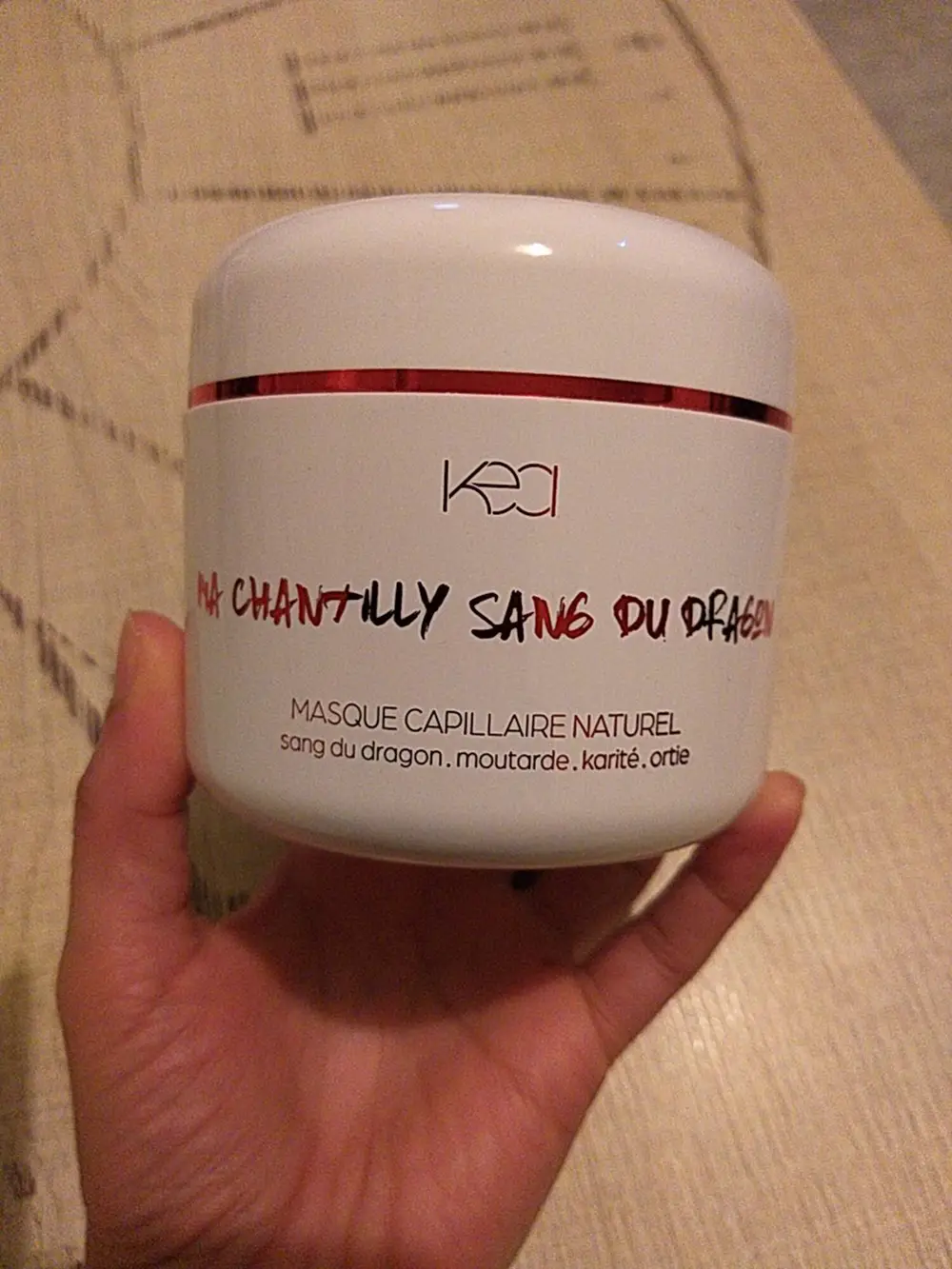 KEA - Ma chantilly sang du dragon - Masque capillaire naturel