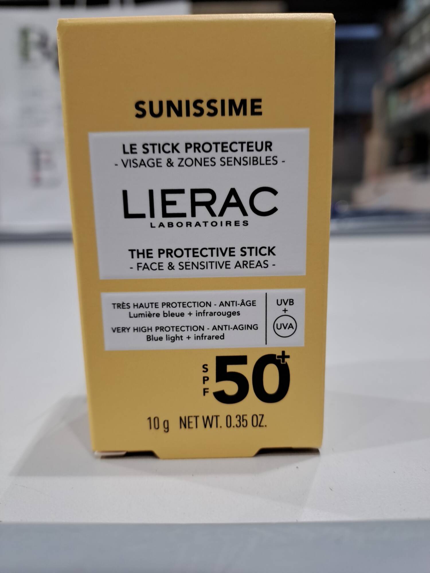 LIÉRAC - Sunissime - Stick protecteur visage spf 50+