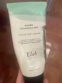 P. LAB BEAUTY - Baume démaquillant huile de coco  et matcha