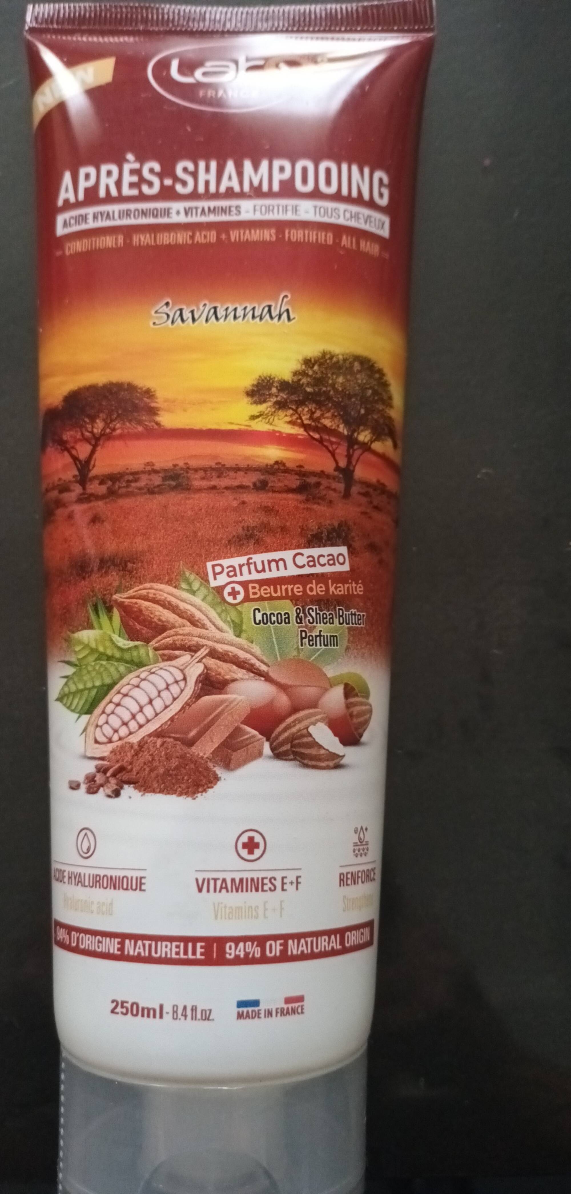 LABO 2 FRANCE - Savannah - Après-shampooing cacao + beurre de karité