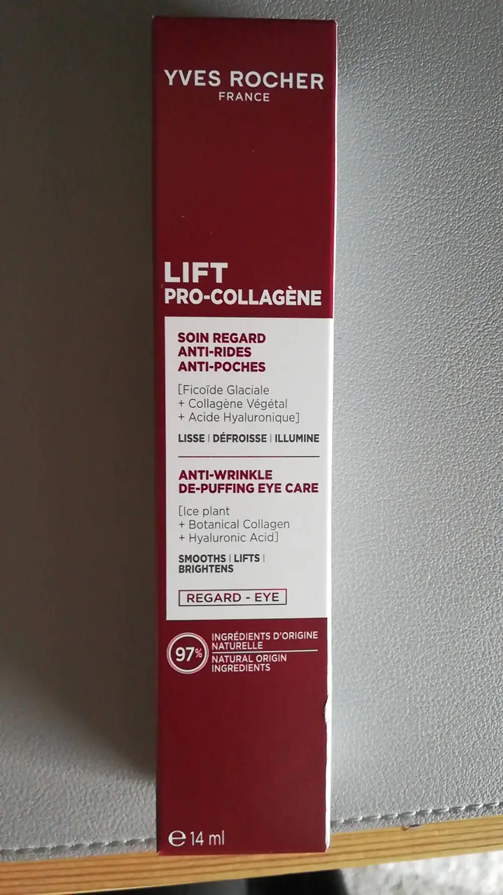 YVES ROCHER - Lift pro-collagène - Soin regard Anti-rides Anti-poches