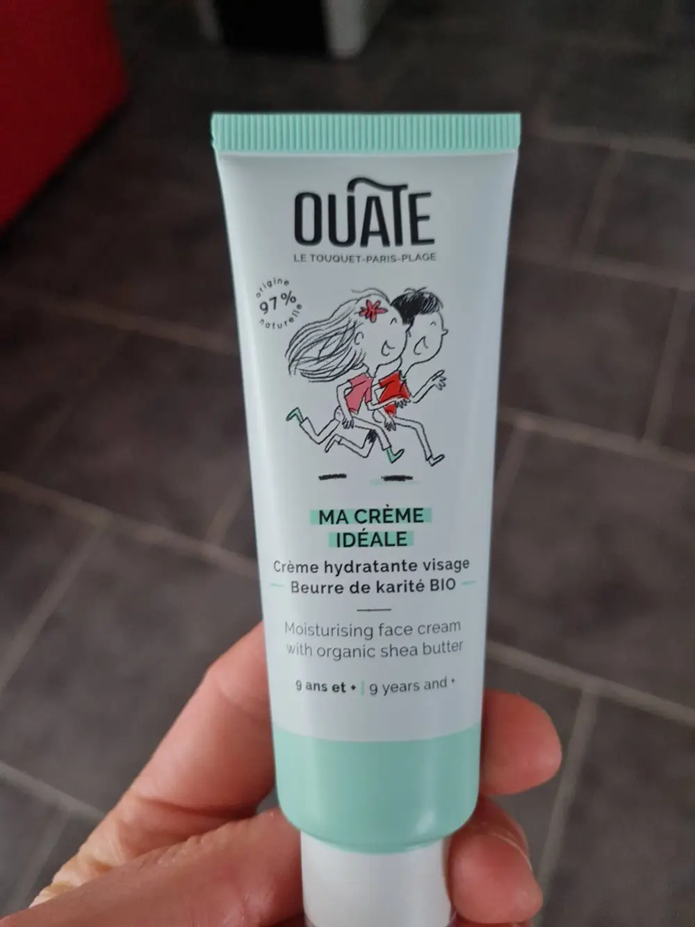 OUATE - Ma crème idéale - Crème hydratante visage 9 ans et +