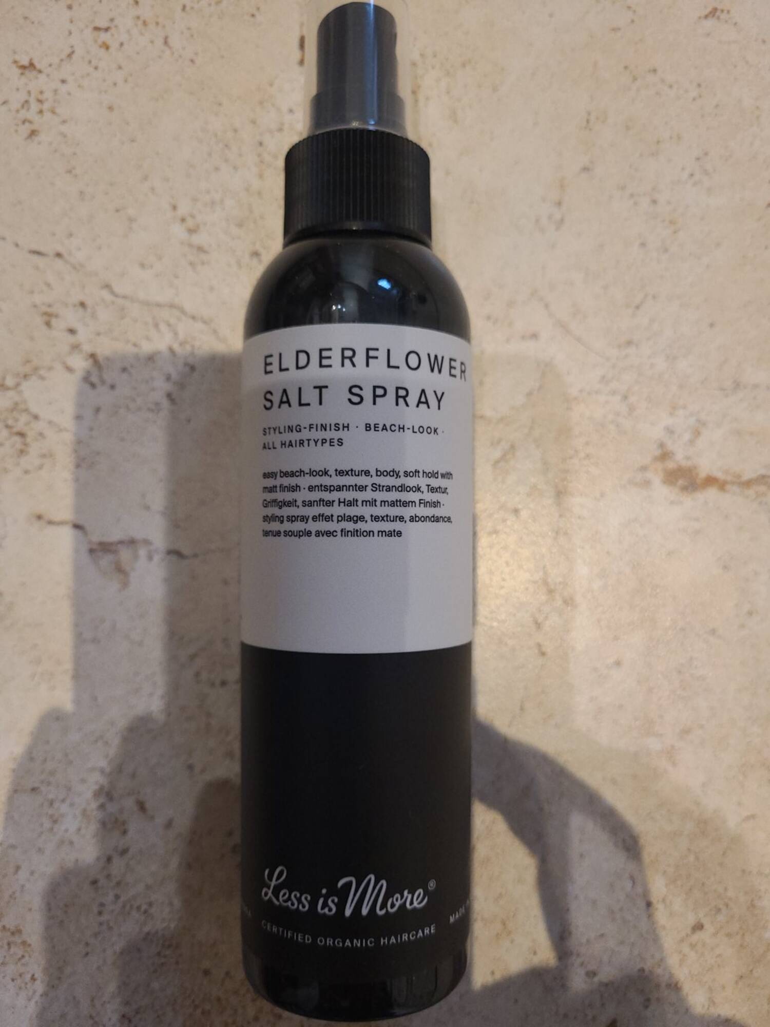 LESS IS MORE - Elderflower salt spray