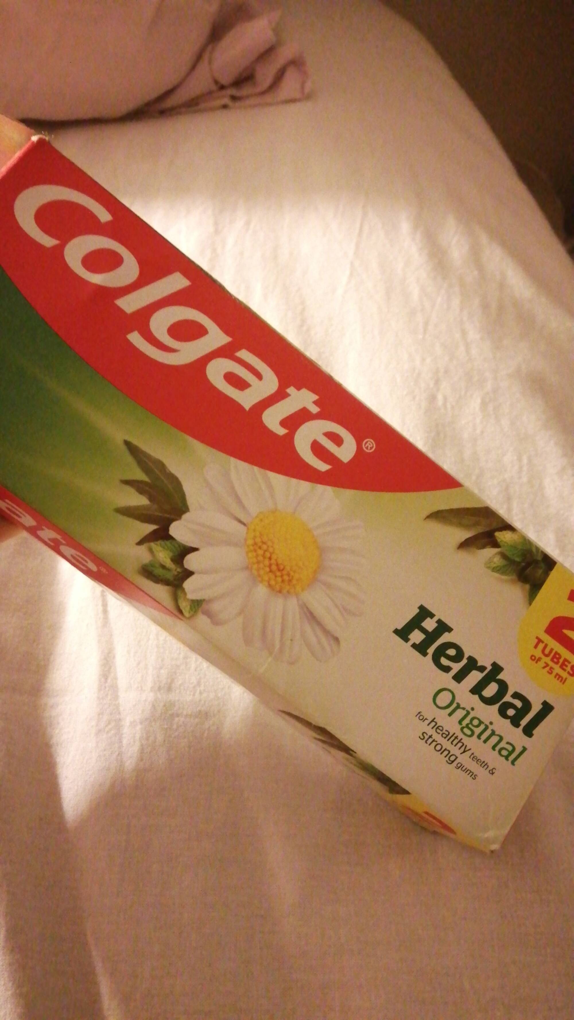 COLGATE - Dentifrice herbal original