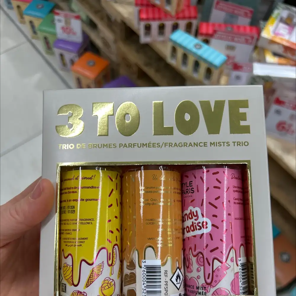 STYLE PARIS - 3 To love - Trio de brumes parfumées