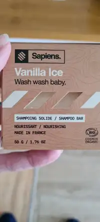 SAPIENS - Vanilla ice wash wash baby - Shampooing solide nourissant