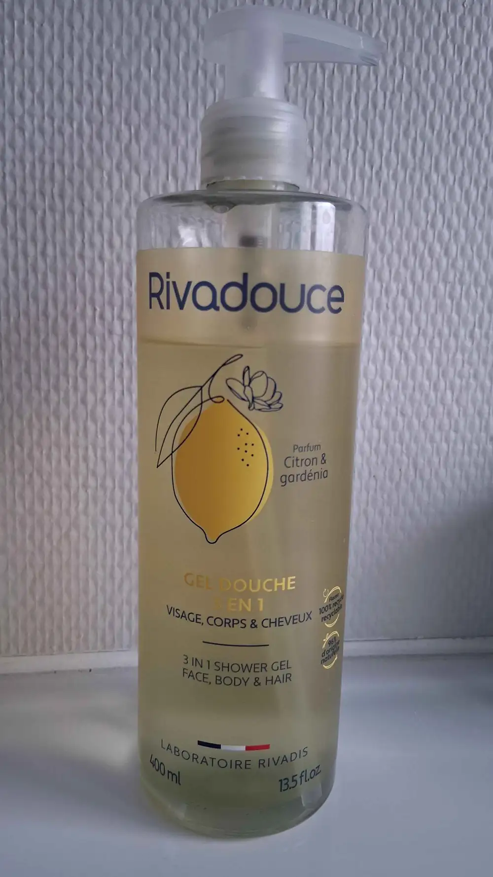 RIVADOUCE - Gel douche 3 en 1