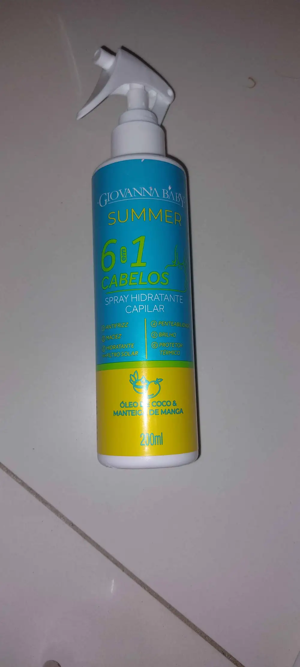 GIOVANNA BABY - Summer 6em1 cabelos - Spray hidratante capilar