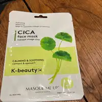MASQUE ME UP - Masque visage cica - Calmant & apaisant