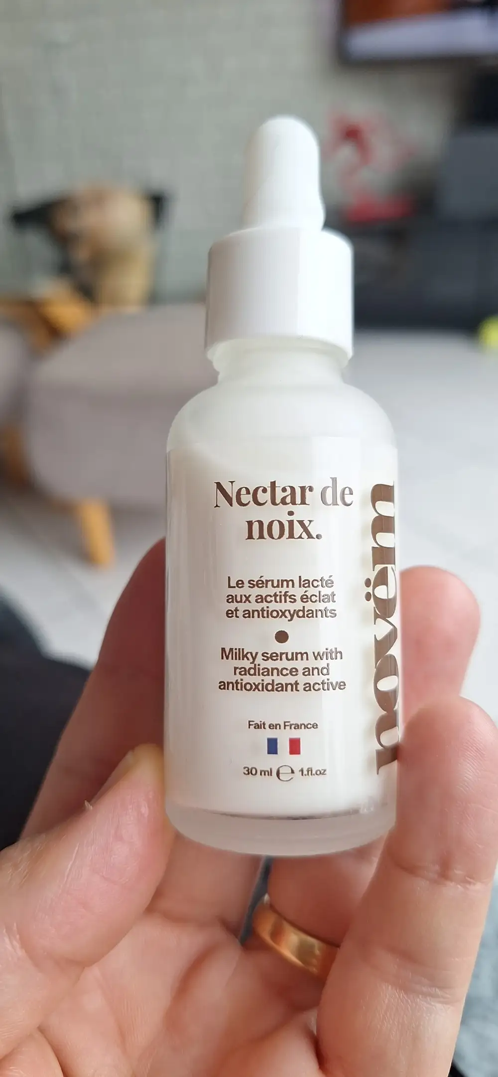NOVËM - Nectar de noix - Le sérum lacté aux actifs éclat et antioxydants