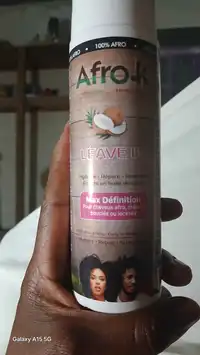 AFRO.K - Max définition - Leave in soins sans rinçage