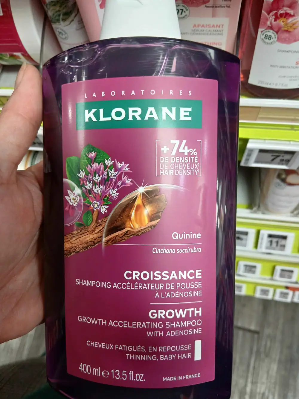 KLORANE - Croissance - Shampooing accélérateur de pousse