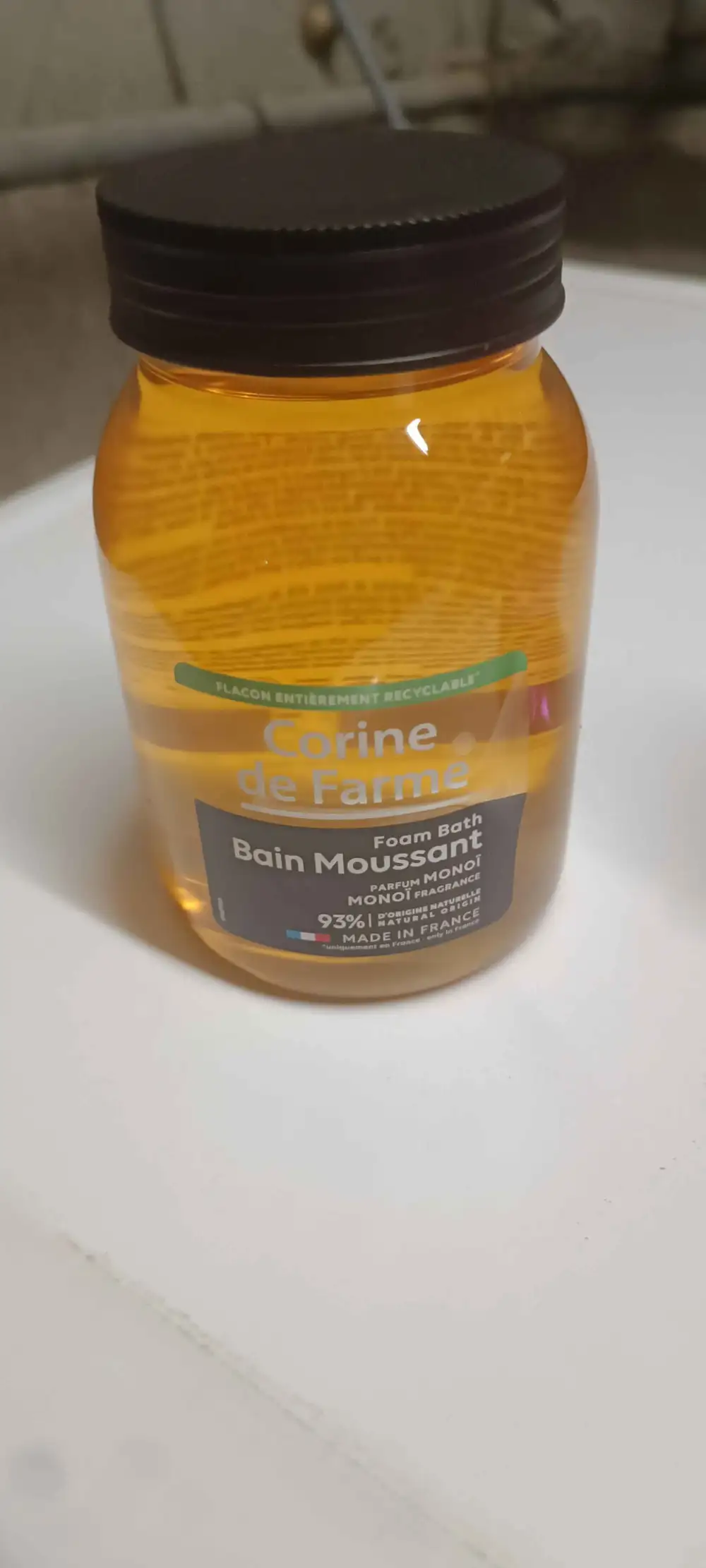 CORINE DE FARME - Parfum monoï - Bain moussant