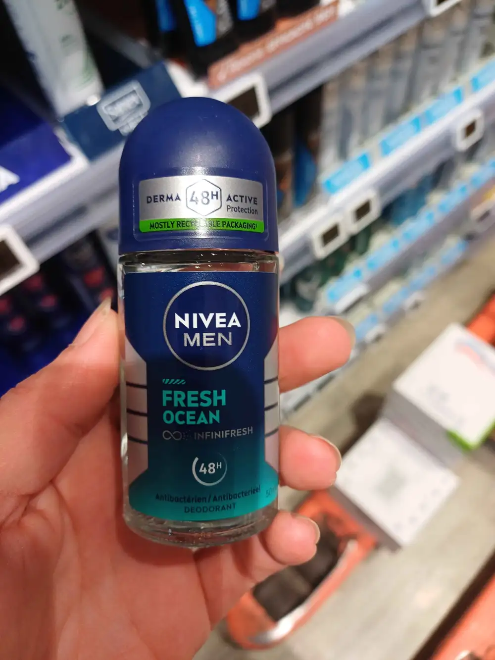 NIVEA MEN - Fresh ocean - Déodorant 48h