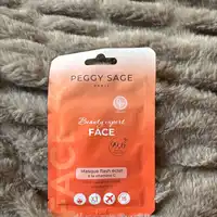 PEGGY SAGE - Masque flash éclat à la vitamine C