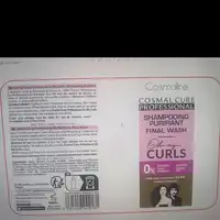 COSMALINE - Oh my curls - Shampooing purifiant final wash 