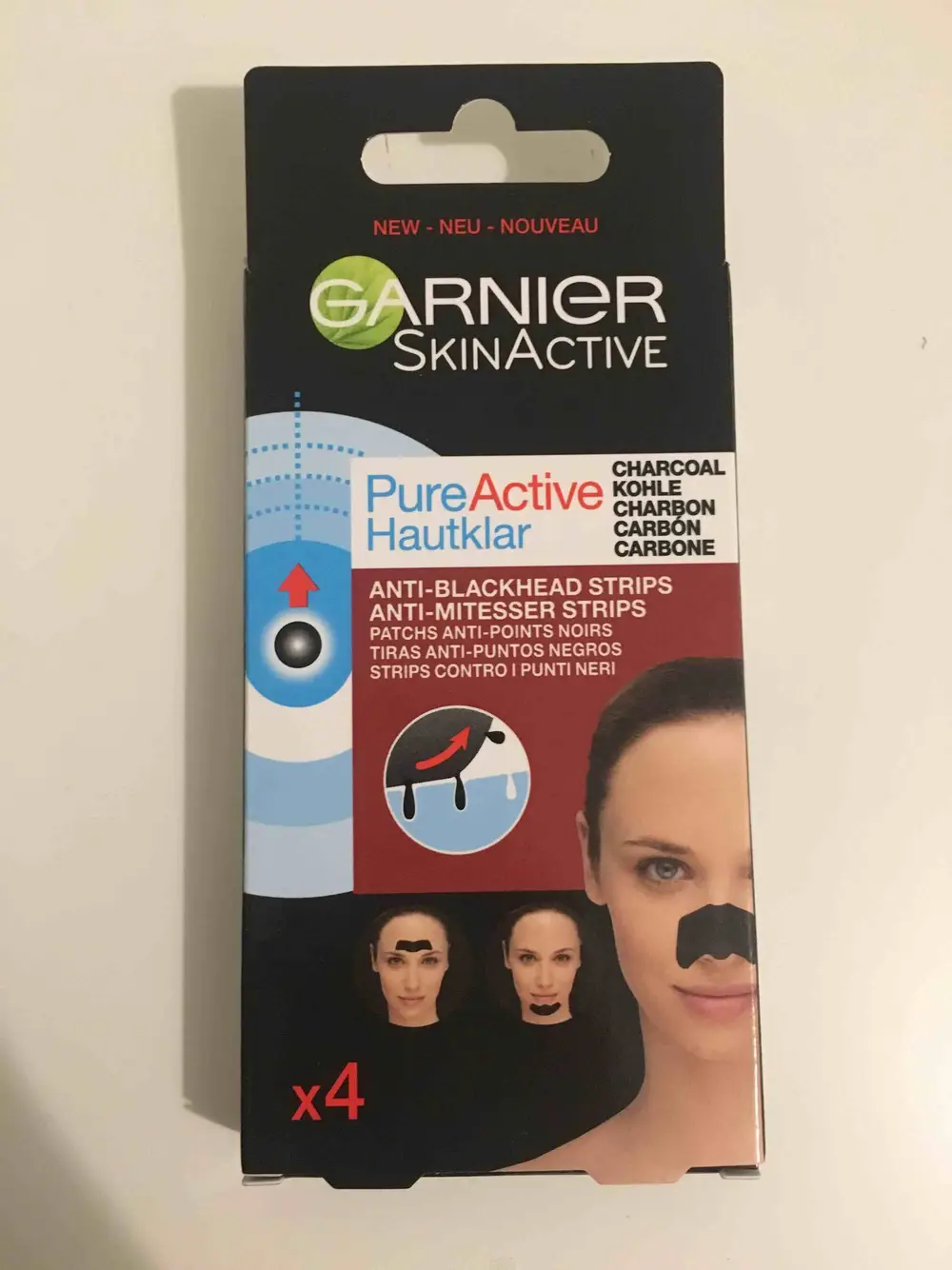 GARNIER - SkinActive pureActive charbon - Patchs anti-points noirs