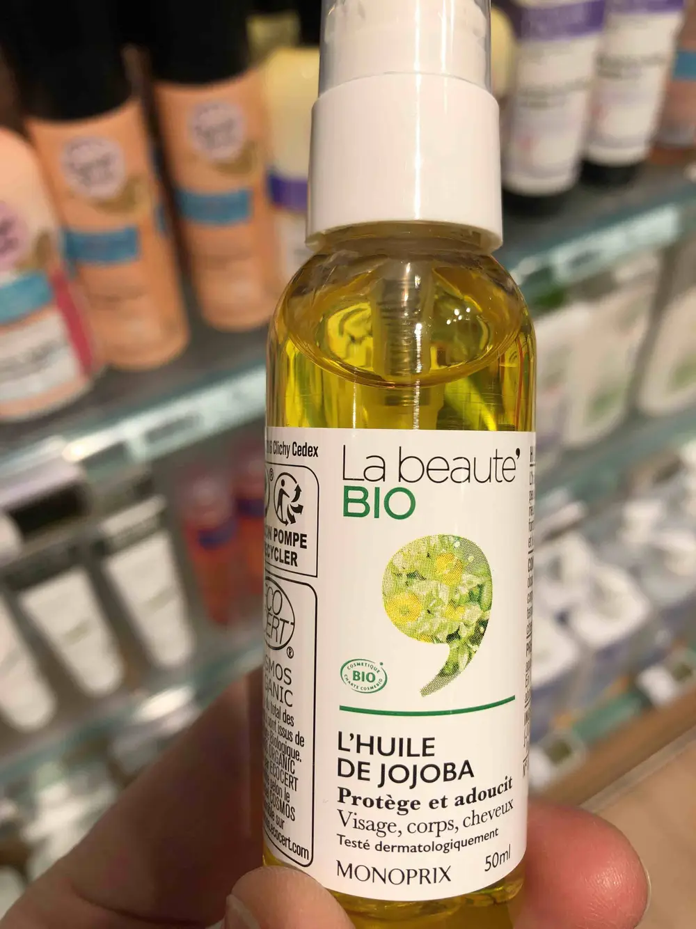 MONOPRIX - La beauté bio - Huile de jojoba