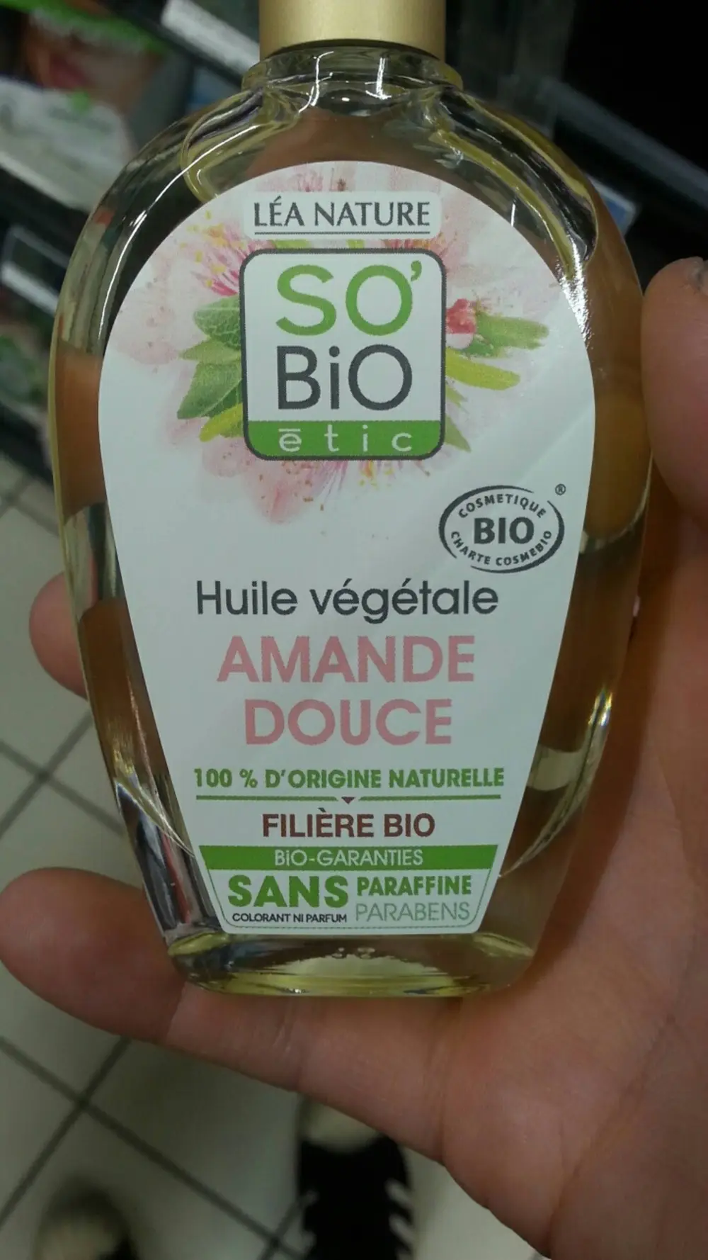 SO'BIO ÉTIC - Huile végétale amande douce bio