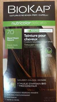 BIOKAP - Nutricolor delicato - Teinture pour cheveux 7.0 blond moyen naturel