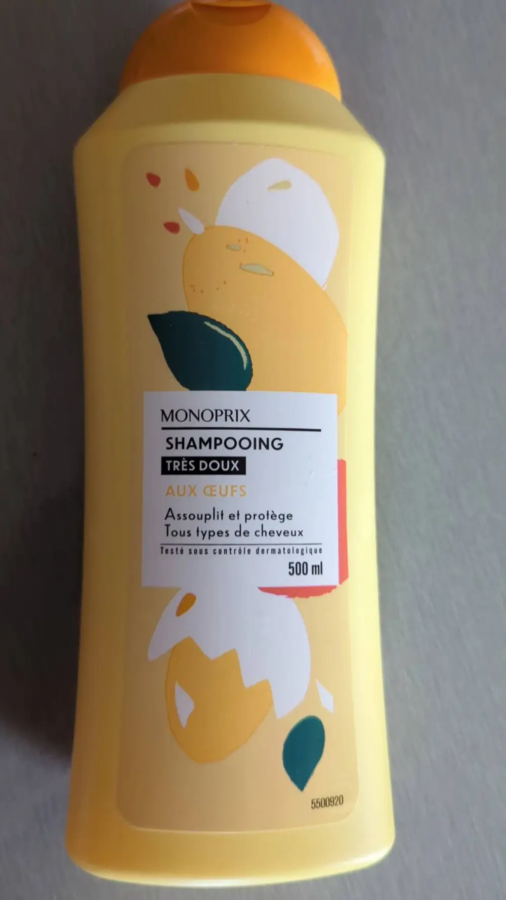 MONOPRIX - Shampooing très doux aux oeufs