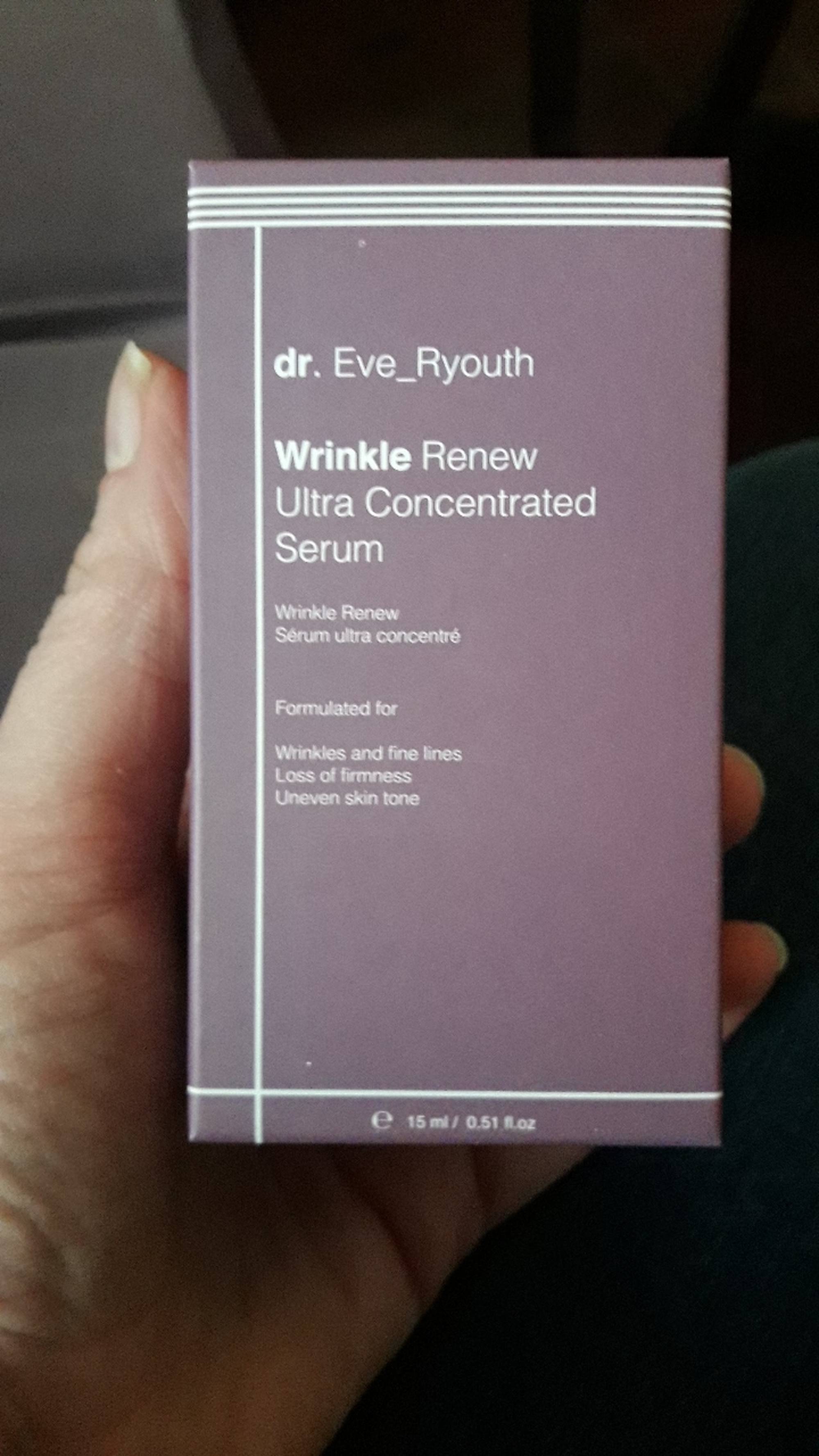 DR. EVE_RYOUTH - Wrinkle renew - Sérum ultra concentré
