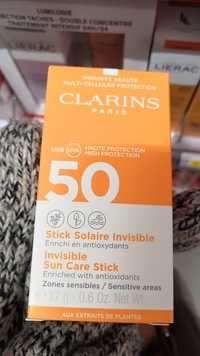 CLARINS - Stick solaire invisible SPF 50 haute protection