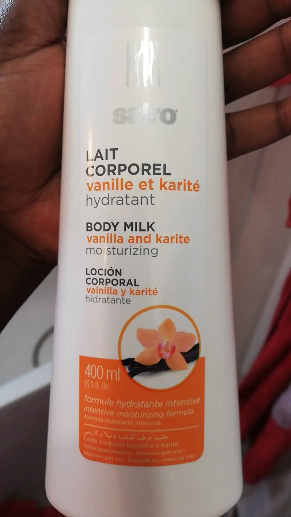 SAIRO - Lait corporel vanille et karité hydratant