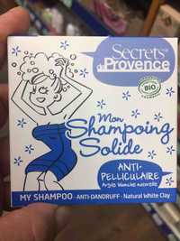 SECRET DE PROVENCE - Mon shampoing solide - Anti-pelliculaire