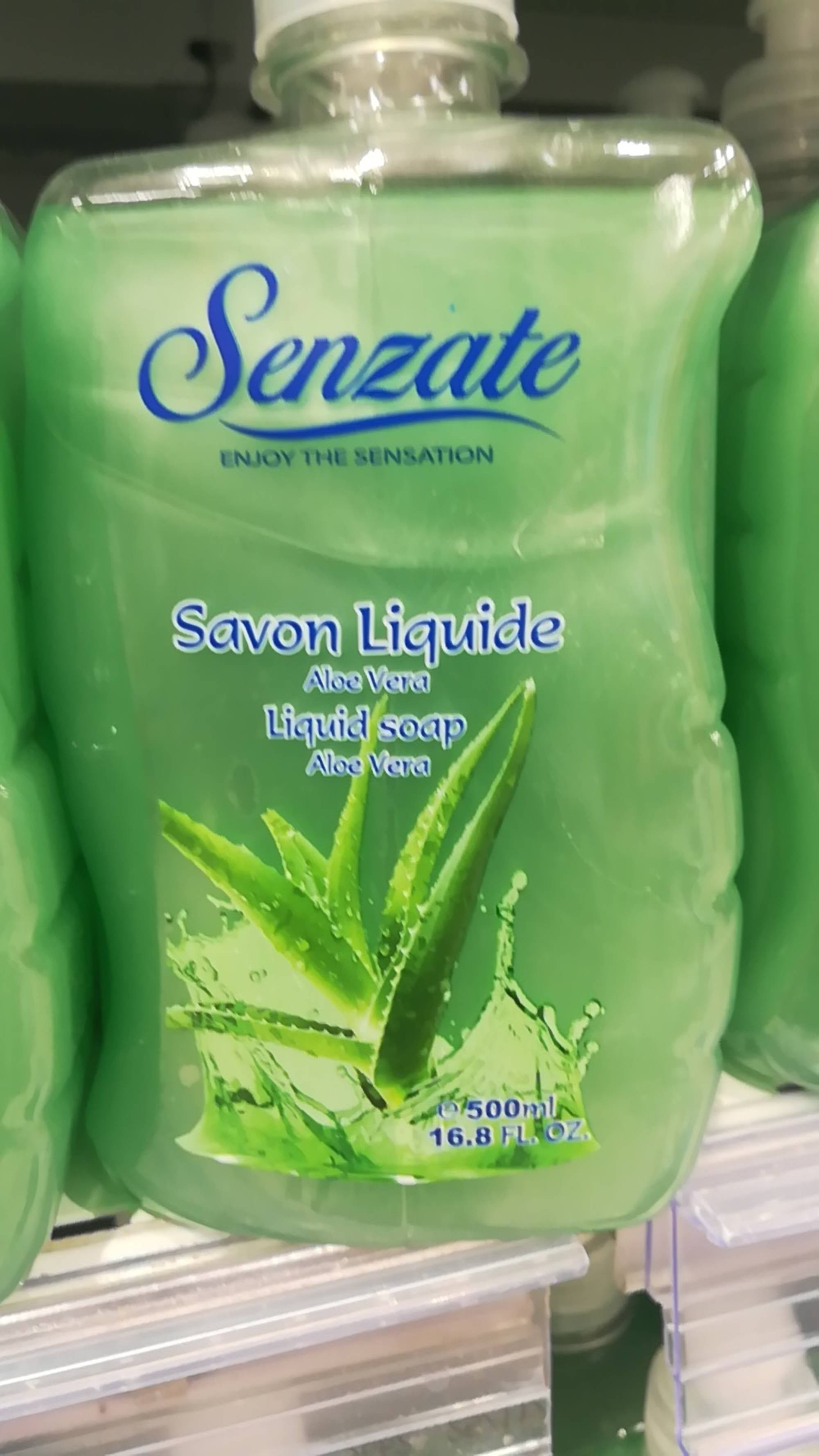SENZATE - Savon liquide Aloe Vera
