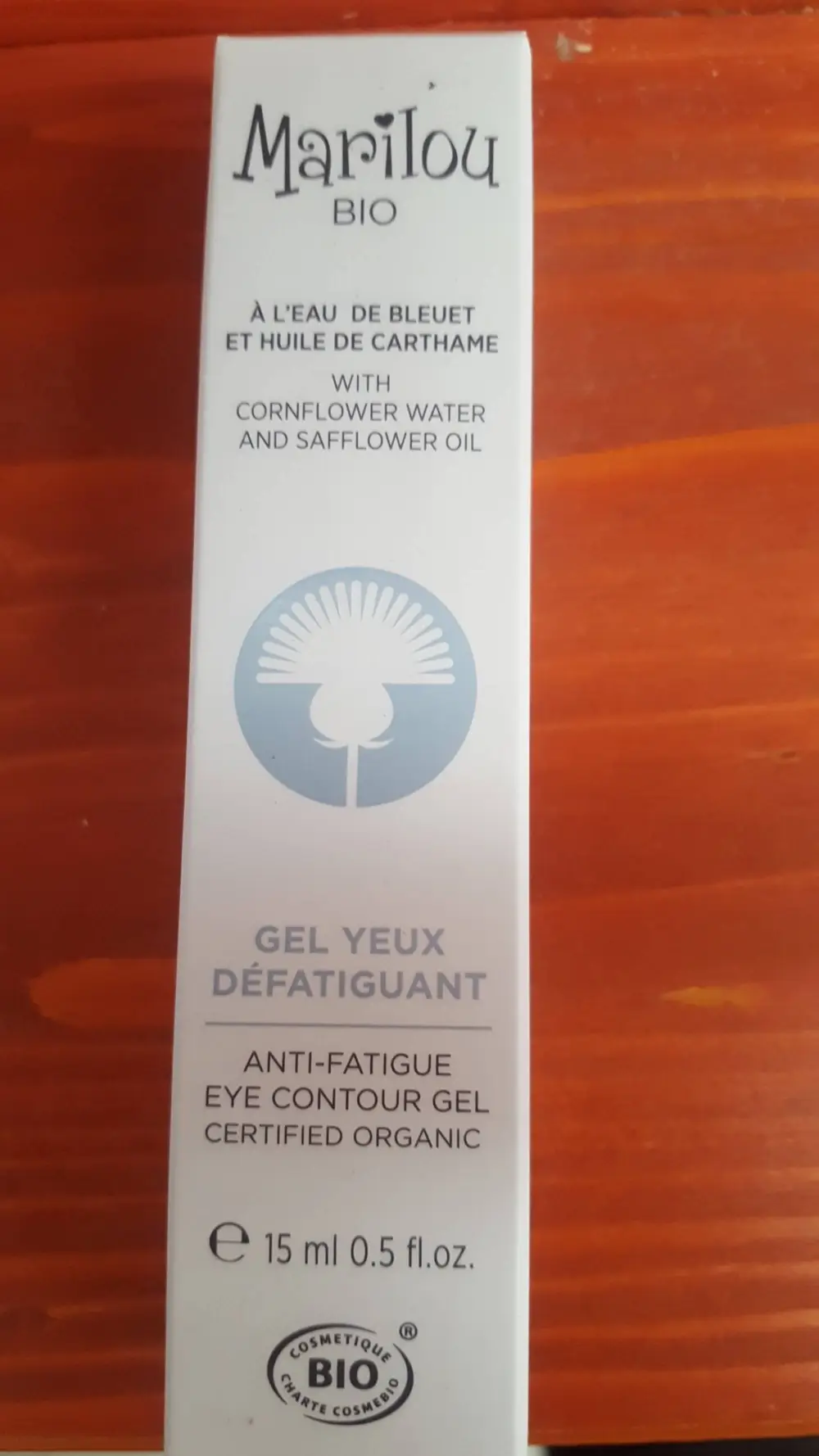 MARILOU BIO - Gel yeux défatiguant à l'eau de bleuet bio