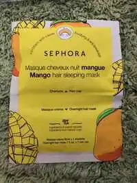 SEPHORA - Masque cheveux nuit mangue