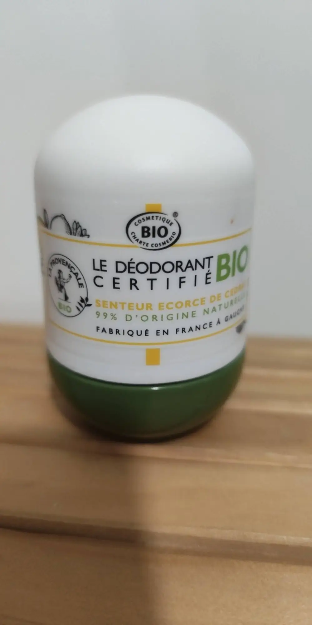 LA PROVENÇALE - Bio - Le Déodorant senteur écorce de cédrat