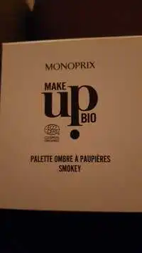 MONOPRIX - Make up Bio - Palette ombre à paupières smokey