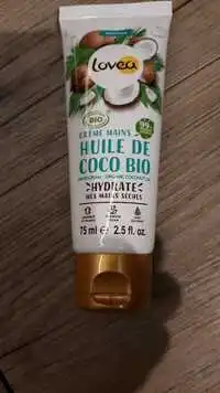 LOVEA - Crème mains huile de coco bio