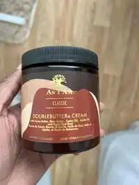 AS I AM - Doublebutter cream - Riche hydratant quotidien