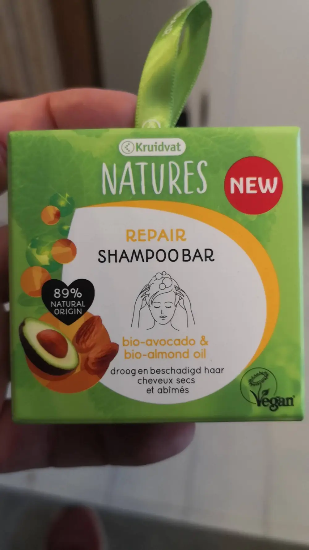 KRUIDVAT - Repair shampoo bar bio-avocado & bio-almond oil